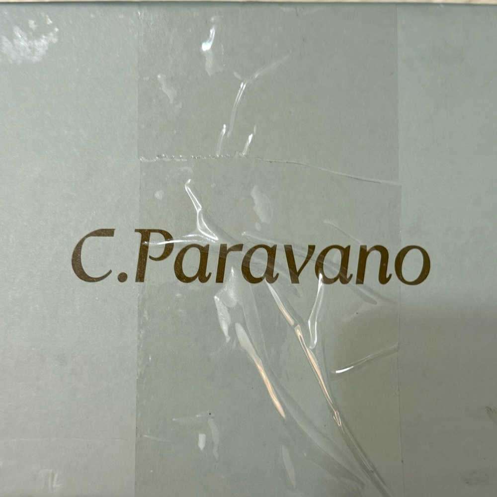 NIB Women’s C. Paravano $128 MSRP Black Patent Quilted Ballet Flats Size 7.5 - Picture 13 of 13